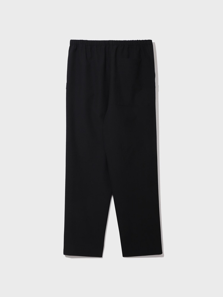 Summer Wool Pants [Black]