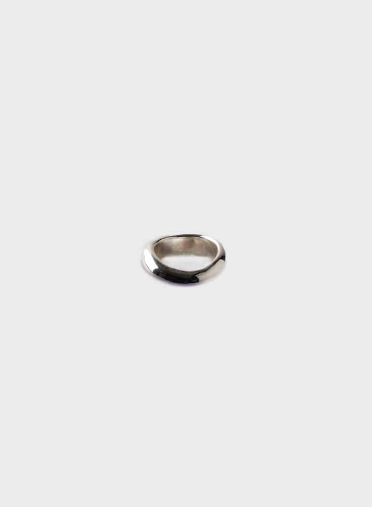 Wave Bold Ring,Single [Silver]