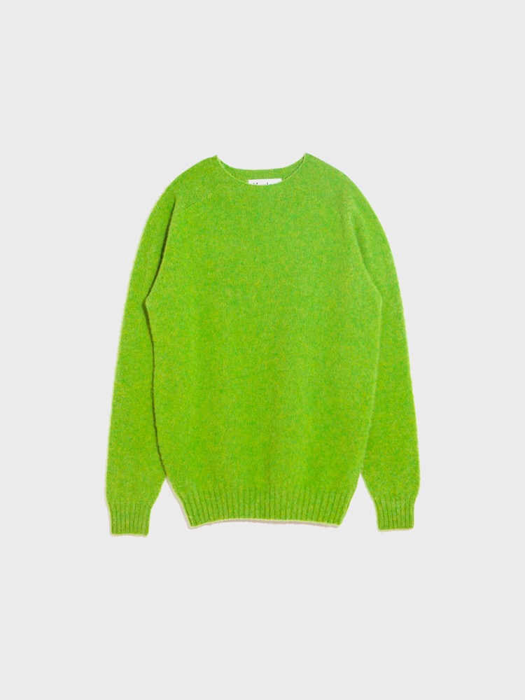 Shaggy Dog Crew Neck Sweater [Garden Leaf]