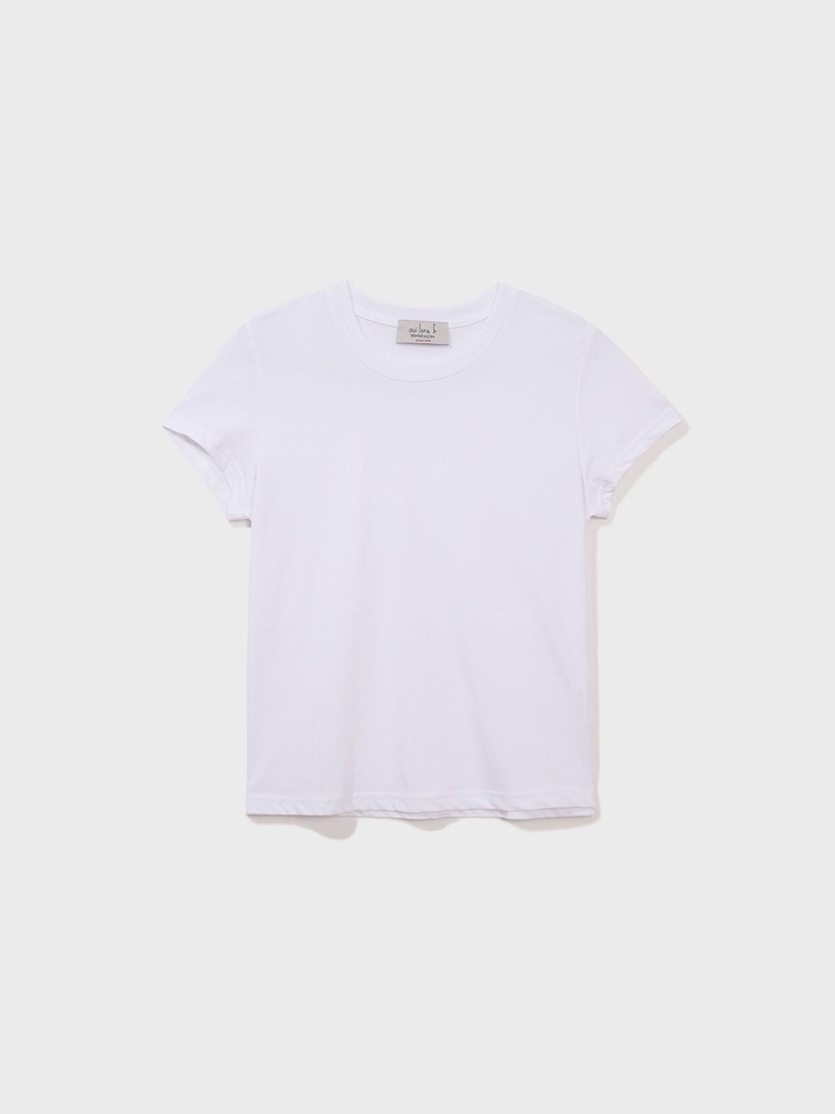 Cotton T-shirt [White]