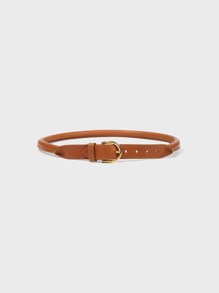 Leather Belt  [Natural]