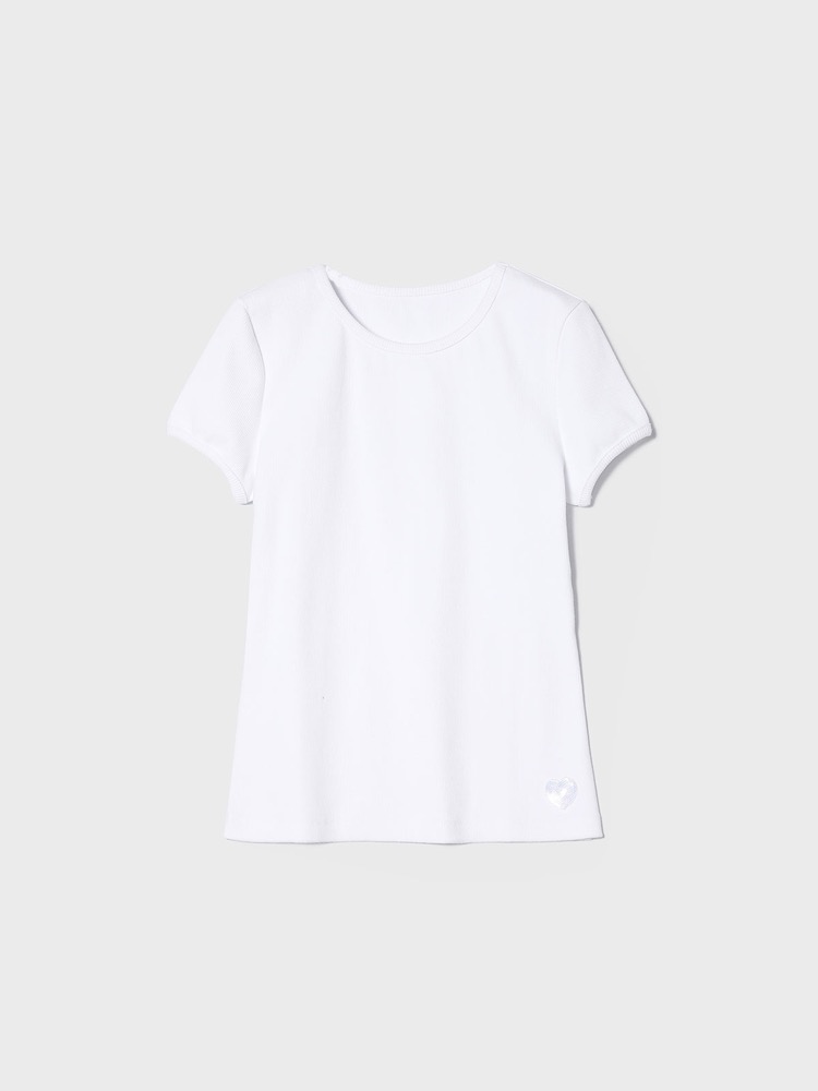 Heart T-shirt [White]