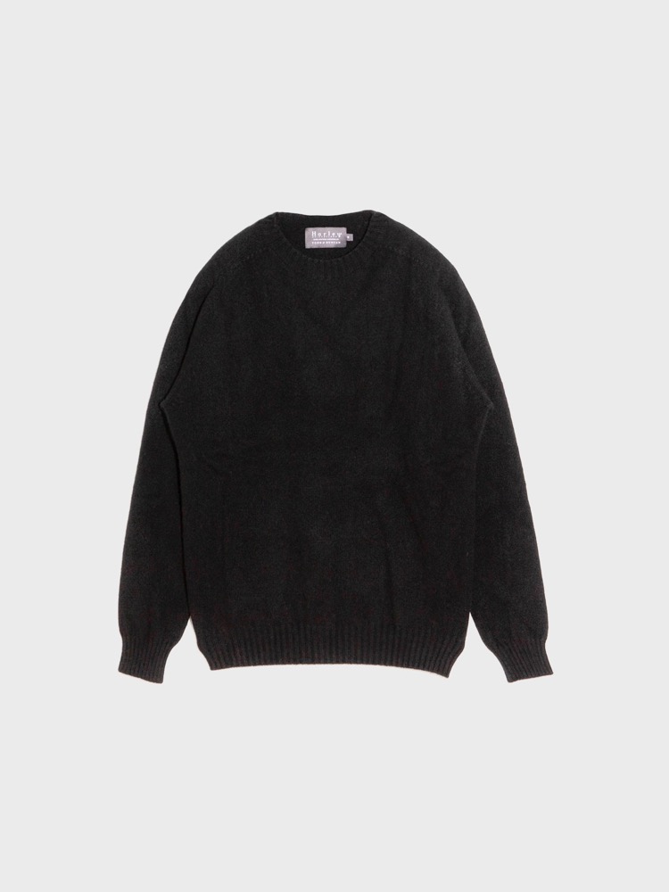 Cashmere Crewneck Sweater [Black]