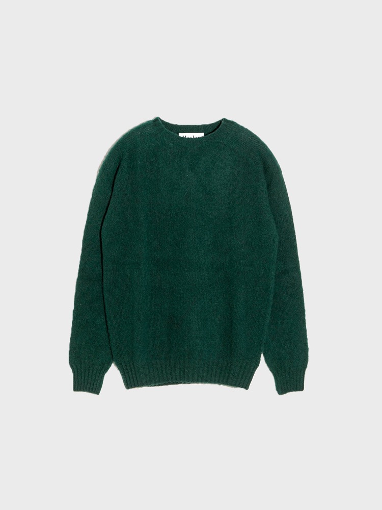 Shaggy Dog Crew Neck Sweater [Forest]