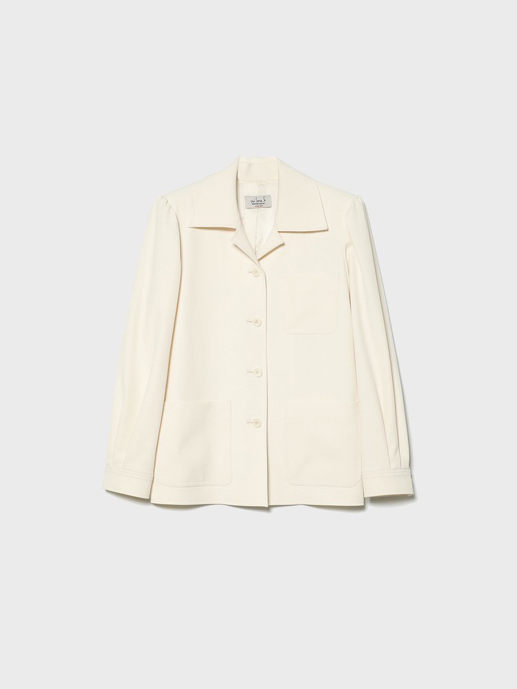 Single Breasted Jacket  [Cream Ivory]