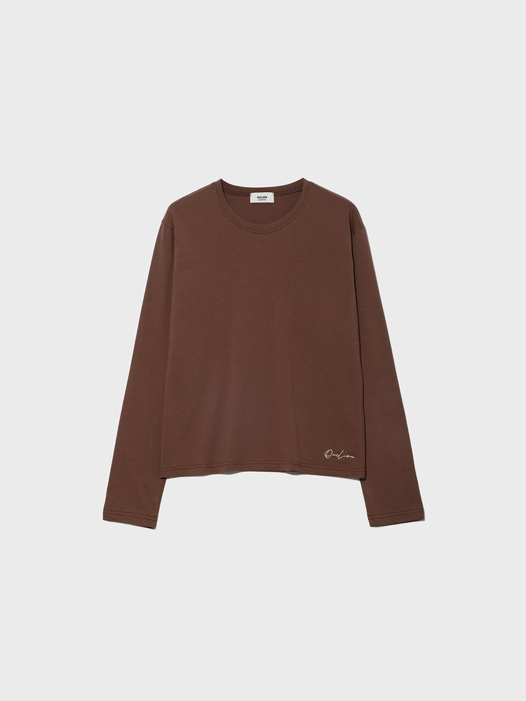 Emma Long T-shirt  [Brown]
