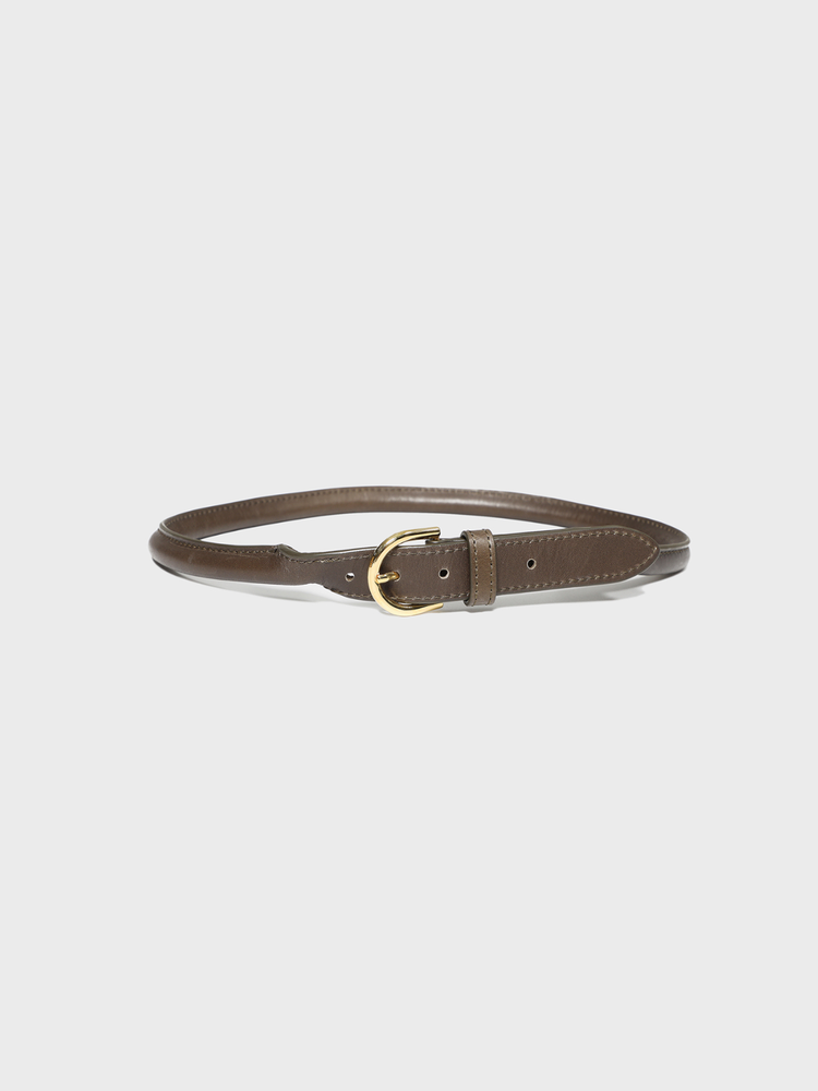 Leather Belt  [Brown]