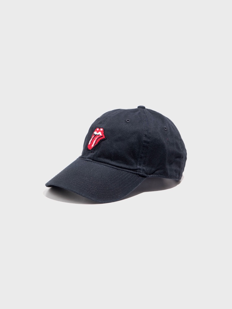 Rolling Stones Needlepoint Hat [Black]